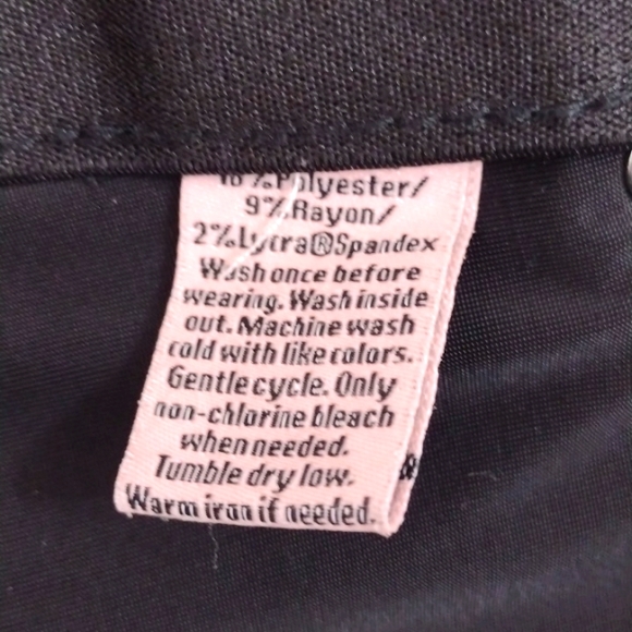 Juicy Couture Vintage Black Stretch Denim Capri Jeans Size 6 - Picture 3 of 13